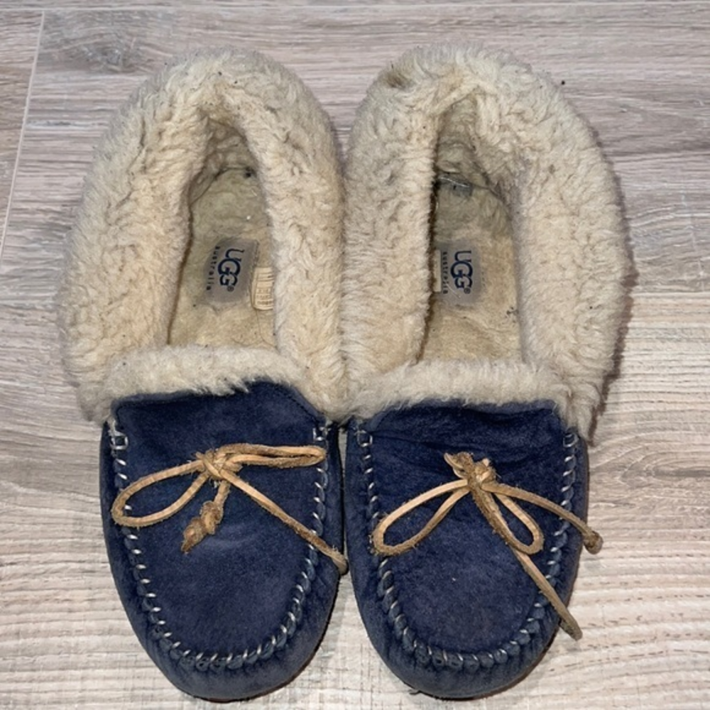UGG Australia blue Alena moccasins